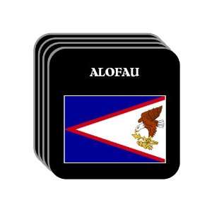 American Samoa   ALOFAU Set of 4 Mini Mousepad Coasters