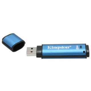 Kingston DTVP/8GB 8GB DataTraveler Vault Privacy Edition USB 2.0 Flash 