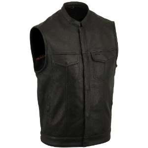First Manufacturing Mens One Panel Concealment Vest (Black, Large)