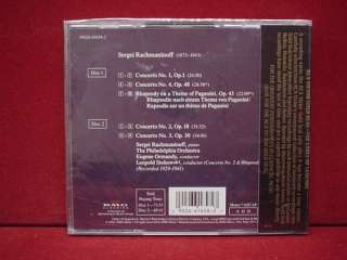 RACHMANINOFF PLAYS RACHMANINOFF   SEALED   RCA 2 CD  