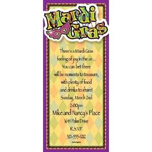  Mardi Gras Wiggler Party Invitations Toys & Games