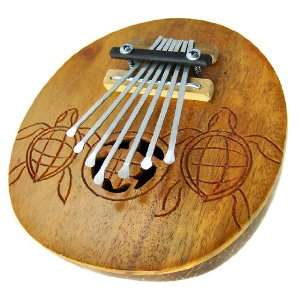   Carved Karimba Mbira Thumb Piano Finger Turtle Musical Instruments