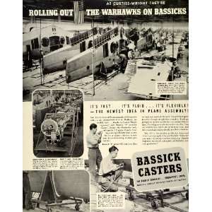   Wings WWII War Production Aviation   Original Print Ad