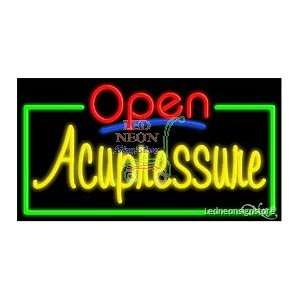  Acupressure Neon Sign 20 Tall x 37 Wide x 3 Deep 