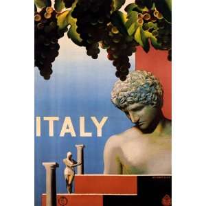  WINE GRAPES STATUE EUROPE ITALY ITALIA SMALL VINTAGE 