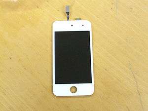 iPod Touch 4th Gen White LCD Screen & Digitizer with Glass Panel 