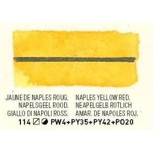  Blockx Watercolor Half Pan Naples yellow reddish