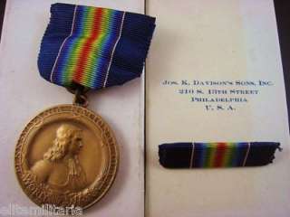 SCARCE ORIGINAL WW1 US ARMY 28th INFANTRY DIVISION VICTORY MEDAL ORDER 