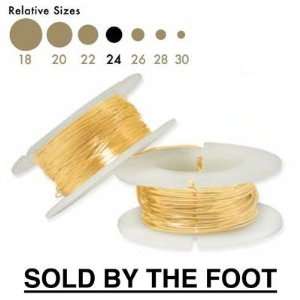  24 Gauge Half Hard Gold Filled Wire Arts, Crafts & Sewing