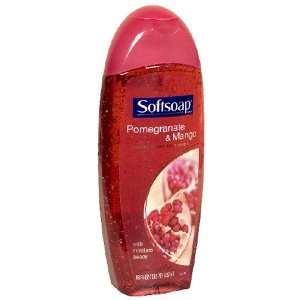  Softsoap Moisturizing Body Wash, Pomegranate & Mango, 18 