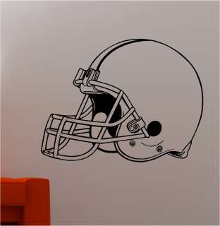   football helmet childrens bedroom sports wall art sticker vinyl DECAL