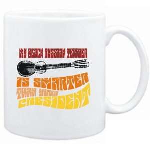  Mug White  My Black Russian Terrier is smarter than your 