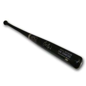  Autographed Carl Crawford black big stick bat (MLB 
