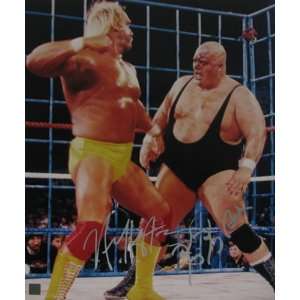  Hulk Hogan and King Kong Bundy   Steel Cage   Dual 