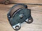 Barn Pulley 1 3/4 Cast Iron vintage rustic black paint old antique