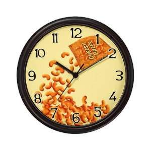  Cheesy Puffs Cheese Wall Clock by  Everything 