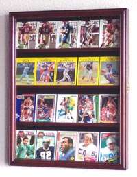 Sport / Trading Card Display Case Cabinet w/door  