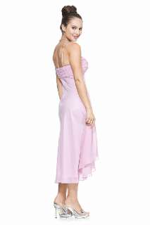 Tea Length Chiffon Dress MANY Sizes & Colors PO5738  