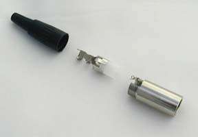mini xlr male connector 3p 3 pin contact resistance 10 m ohm 250 vac 