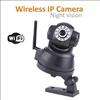 Black Wireless IP Webcam HD Network Camera Night Vision 11 LED WIFI 