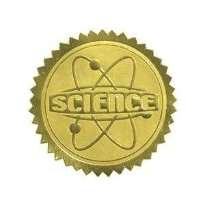  Science Embossed Certificate Seals