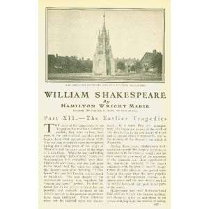  1900 William Shakespeare Early Tragedies MacBeth Caesar 