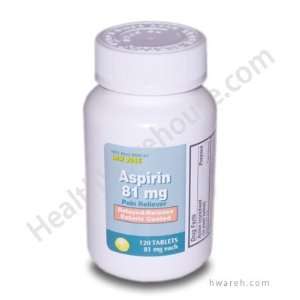  Aspirin (81mg)   120 Tablets