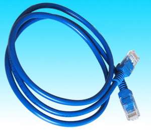 FT foot 2M RJ45 CAT5 5e CAT5e Ethernet Network Lan Cable Cord blue 