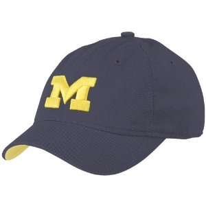   Michigan Wolverines Ladies Navy Blue Cabbie Slouch Adjustable Hat