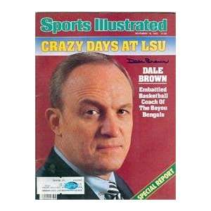   Brown autographed Sports Illustrated Magazine (LSU)
