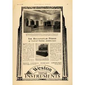   Ad Central Station Architecture Weston Instruments   Original Print Ad