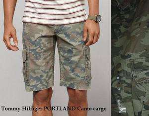 Tommy Hilfiger Mens PORTLAND Camo Cargo Shorts 31 34 38 40 NEW  