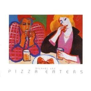  Pizza Eaters   Poster by Michael Leu (32x22)