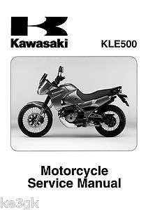Kawasaki KLE500 Service Manual CDROM  