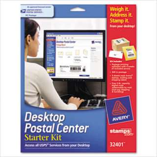 AVERY DENNISON Avery Stamps Desktop Postal Center Starter Kit 