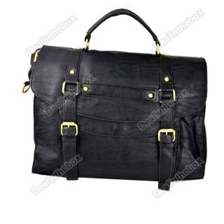 New Style Fashion Womens PU Leather Messenger Bag Retro Handbag 