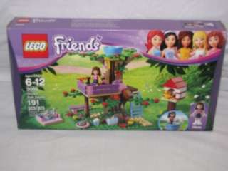 LEGO FRIENDS LOT OF 8 OLIVIA HOUSE 3315 HEARTLAKE 3942 TREE HOUSE 3065 
