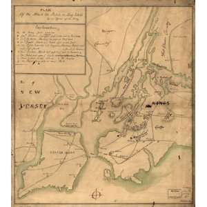  1776 Map New York , Long Island