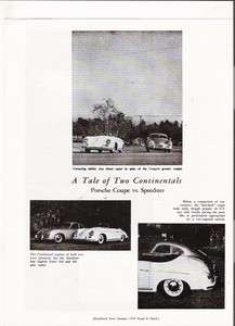 PORSCHE 356 COUPE & SPEEDSTER Brochure 1956 jm  