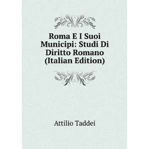 Roma E I Suoi Municipi Studi Di Diritto Romano (Italian 