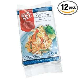 Kitchen 88 Pad Thai Stir Fry Noodle Meal 10.5 Ounce Boxes (Pack of 12 
