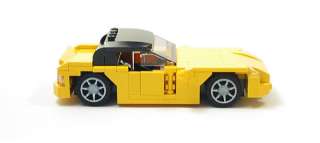   Custom Yellow Roadster City Town 10185 10182 10218 8402 3648  