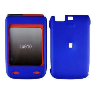  Blue Hard Case Cover for LG Lotus Elite LX610 LG Mystique 
