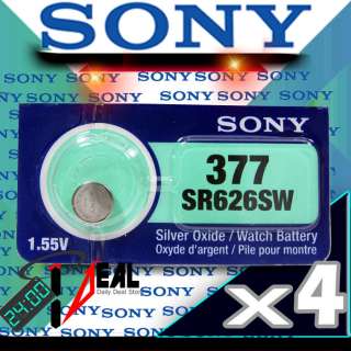 pc SONY 377 SR626SW SR66 V377 watch battery NEWFRESH EXP 2014 
