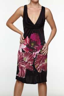 New $1365 Roberto Cavalli Fitted Dress Multicolor Sz 40  