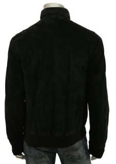 Adidas Originals C&S Black Suede Leather Jacket 2XL New  