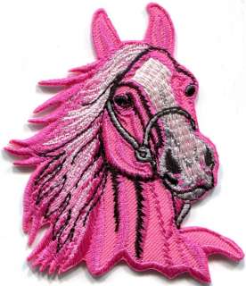   filly mustang pony stallion steed applique iron on patch S 393  