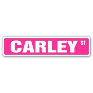  CARLEY Street Sign name kids childrens room door bedroom 