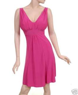 New Womens Day/Evening Dress Fuchsia Pink S M L  