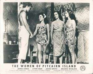WOMEN OF PITCAIRN ISLAND JAMES CRAIG LYNN BARI LOBBY  